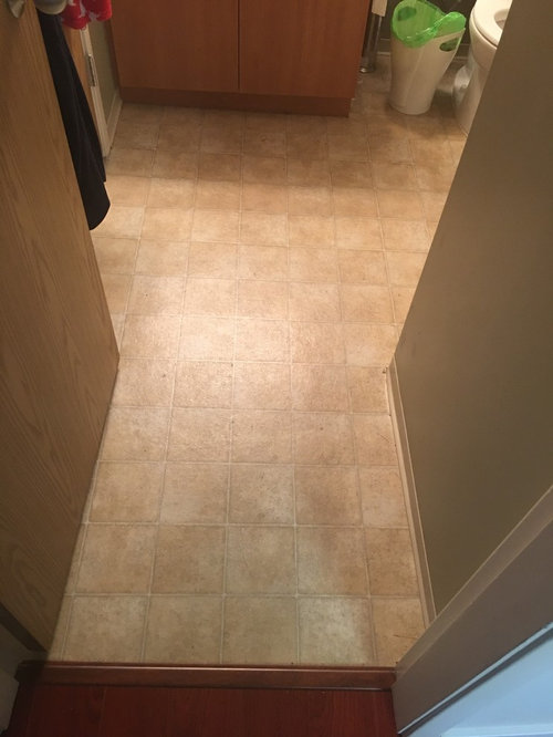 Kitchen and bathroom kitchen floors.