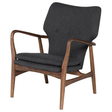 Chroma Occasional Chair dark grey tweed