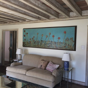Custom Beamed Ceiling