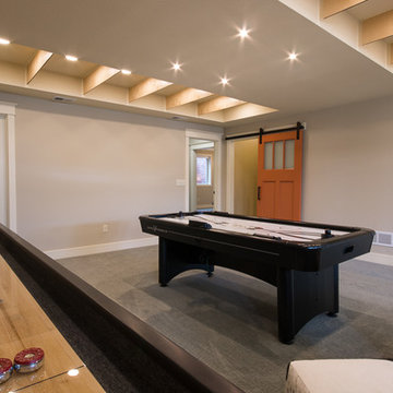 Basement Rec Room and Sauna