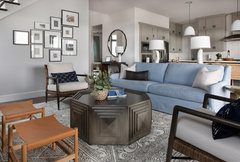 12x24 Living room layout with minimal wall space