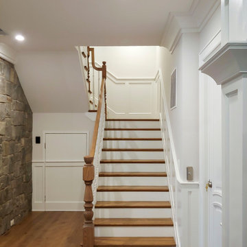 103_Classic Staircase with Stunning Handcrafted Oak Railing System, Aldie VA 201