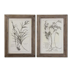 www.essentialsinside.com:  natures harmony framed wall art, set of 2 - Artwork