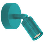 Troy RLM - LED Bullet Head Monopoint Wall Sconce, Tahitian Teal - RLM stands for Reflective Luminaire Manufacturer.