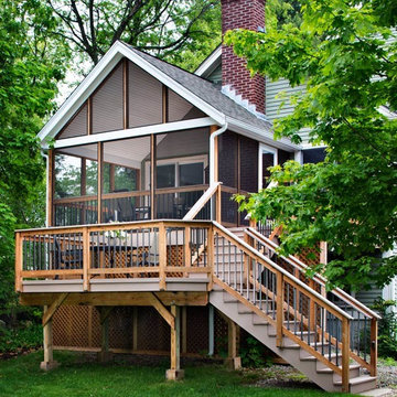Screened Porch with Pressure Treated Deck
