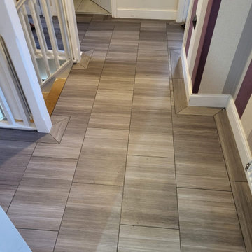 Amtico Spacia LVT - Mirrus Feather - fitted to Landing, Stairs & 1st Floor