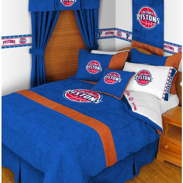 NBA Detroit Pistons Bedding and Room Decorations