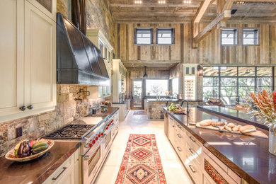 Trendy kitchen photo in Austin