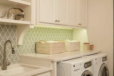 Inspiration for a laundry room remodel in Orange County