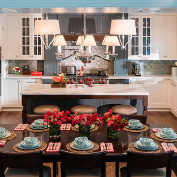 Westlake Home: Kitchen, Casual Dining, Reading Nook & Great Room