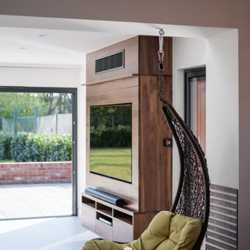 Scandinavian barn-style extension