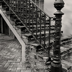 Decorative Iron Staircase - Savannah - Georgia - Prints And Posters