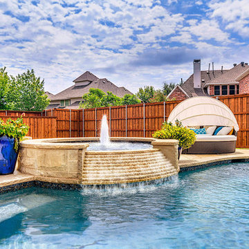 Inground Spa Designs Plano, Dallas, Highland Park