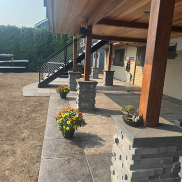 Lake Sammamish Waterfront Paver Deck & Outdoor Living | Issaquah, WA