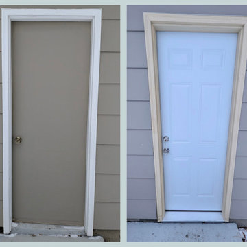 Exterior Entryway Upgrade & Modern Door Installation
