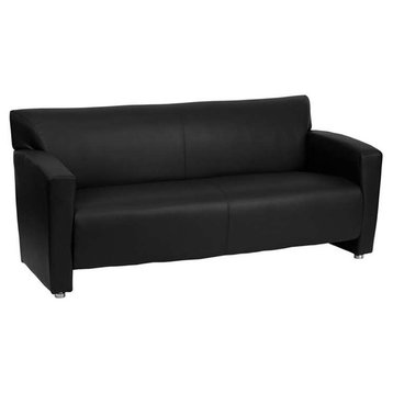 Flash Furniture Hercules Majesty Series Black Leather Sofa