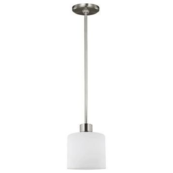Canfield LED Mini Pendant in Brushed Nickel