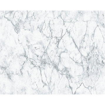 Textured Wallpaper Marble, 361572, Gray White, 1 Roll