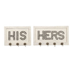 His and Hers Wall Hooks - Wall Hooks
