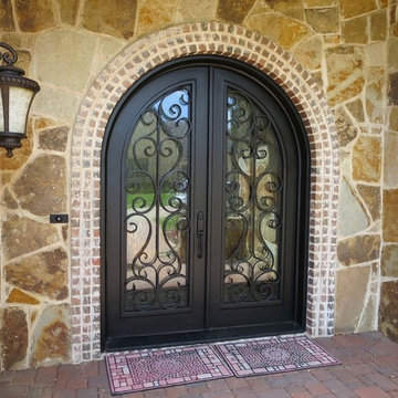 Full Radius Iron Doors