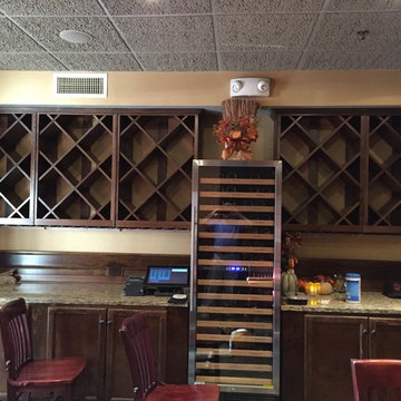 Pembroke, Massachusets - Diamond Bins, Stemware, Wine Fridge