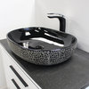 Dowell Ceramic Oval Vessel Sink, Black