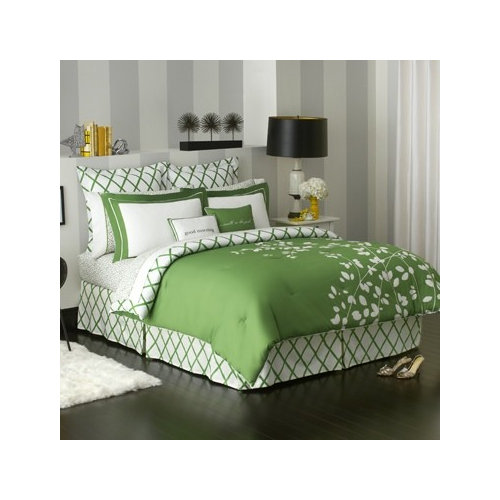 What Color Wall To Go With A Kelly Green Bedspread