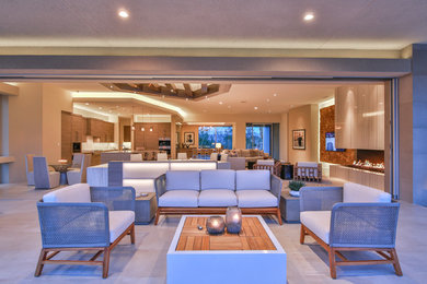 Example of a trendy patio design in Other