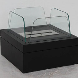 "Astor" Modern Table Top Ventless Ethanol Fireplace - Tabletop Fireplaces