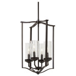 Minka-Lavery - Minka-Lavery Elyton Four Light Pendant 4658-579 - Four Light Pendant from Elyton collection in Downton Bronze With Gold Highl finish. Number of Bulbs 4. Max Wattage 60.00. No bulbs included. No UL Availability at this time.