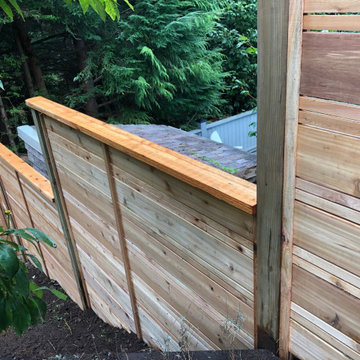 Squamish Custom semi private with aluminum custom gate