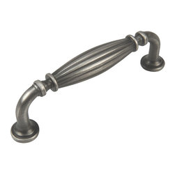 Cosmas - Cosmas 7123AS Cabinet Pull, 3-3/4" Hole Centers, Set of 5 - Cabinet And Drawer Handle Pulls