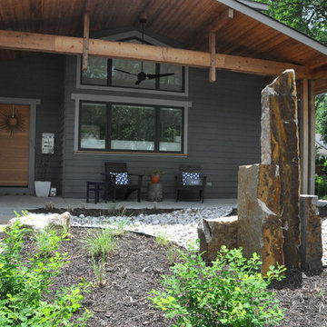Prairie Village Front Landscape