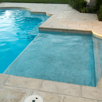 Free Form Gunite with Spa