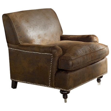 Leah Club Chair - Brown