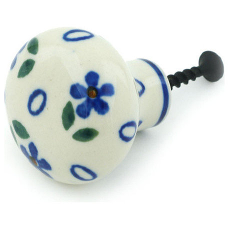 Polmedia Polish Pottery 1" Stoneware Drawer Pull Knob