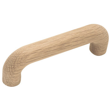 Belwith Hickory 3-1/2 " Natural Woodcraft Unfinished Wood Cabinet Pull P674-UW