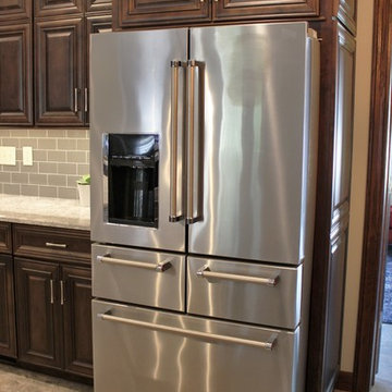 Geneseo, IL- Rich Mocha Stained Cabinets and Cambria Berwyn Quartz Kitchen