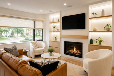 Example of a living room design in Toronto