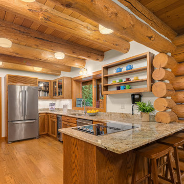 Woodland Log Home