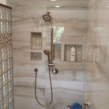 Glass Block Shower Ready for tile Shower Pan Washington DC