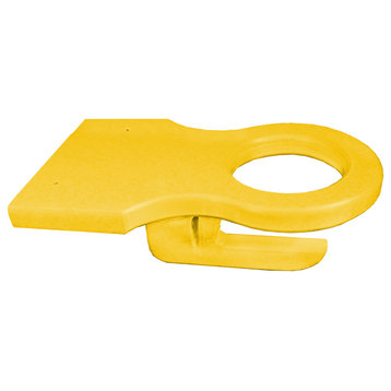 Poly Cup Holder, Lemon Yellow