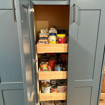 Gray Pantry Storage - AFTER