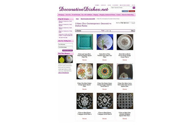 Urban Chic, Contemporary, Hipster Decorative Dishes and Plates