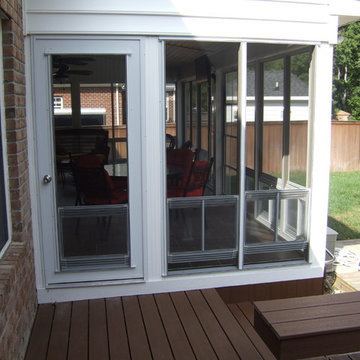 New EZ Breeze Screen Porch & TREX decking