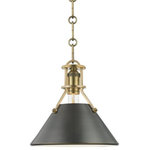 Hudson Valley Lighting - Hudson Valley Lighting MDS951-ADB Metal No. 2, 1 Light Pendant - Manufacturer Warranty.1 YeaMetal No. 2 1 Light  Aged/Antique Distres *UL Approved: YES Energy Star Qualified: n/a ADA Certified: n/a  *Number of Lights: 1-*Wattage:60w E26 Medium Base bulb(s) *Bulb Included:No *Bulb Type:E26 Medium Base *Finish Type:Aged/Antique Distressed Bronze