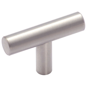 Amerock, Stainless Steel 2", 51mm, LGTH Knob, Stainless Steel