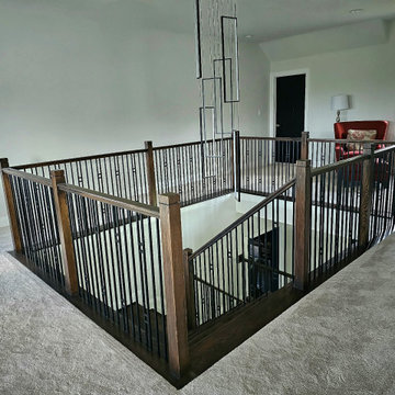 Project #109 | U-Shaped Stairs in Countryside Retreat