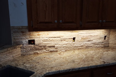 Kitchen - rustic kitchen idea in Oklahoma City