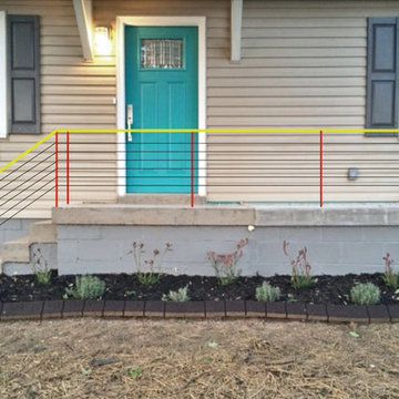 Black Aluminum Porch Railing in Nashville, TN